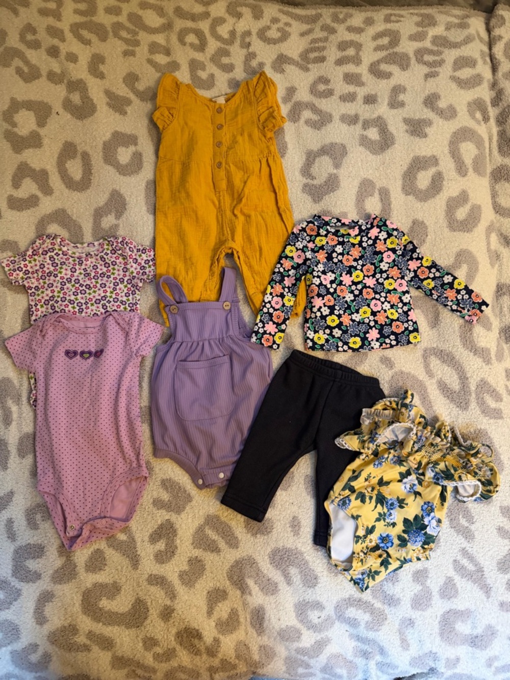 6-9 month baby girl clothing bundle